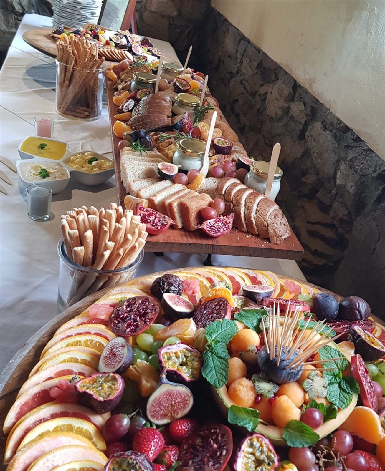 Fresh catering platter